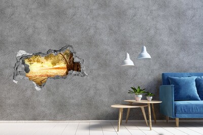 3d-s lyukat fali matrica Kert a napsütésben