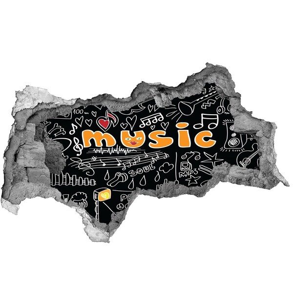 3d-s lyukat fali matrica A zenei világ a falak mögött