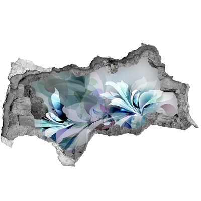 3d-s lyukat fali matrica Virágos illúzió betonban