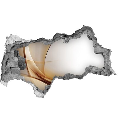 3d-s lyukat fali matrica Absztrakt tér a fal mögött