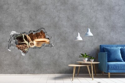 3d-s lyukat fali matrica Kávé és kávébab