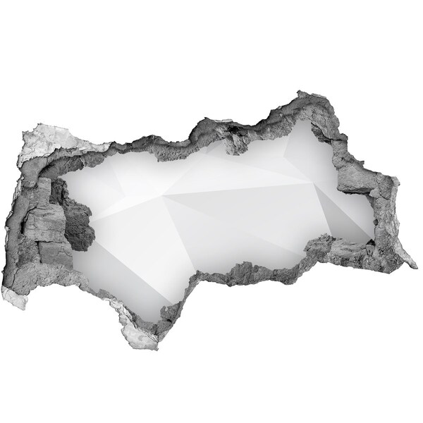 3d-s lyukat fali matrica Törött fal fényvisszaverődéssel