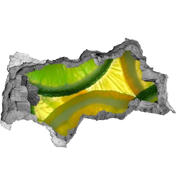 3d-s lyukat fali matrica Lime és citrom