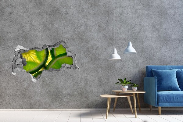 3d-s lyukat fali matrica Lédús lime-ok egy lyukban a falban