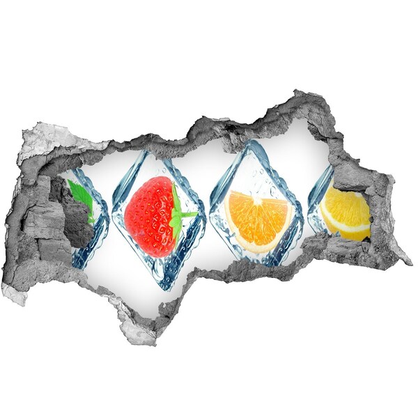 3d-s lyukat fali matrica Gyümölcsös duó jégen