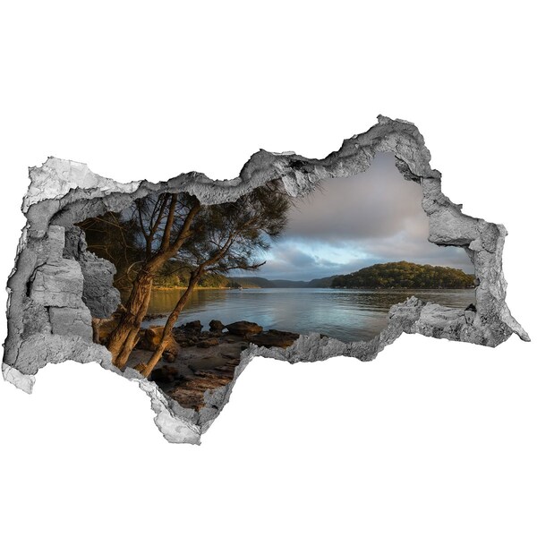 3d-s lyukat fali matrica Béke a vízparton