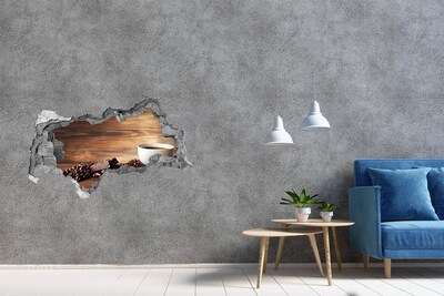 3d-s lyukat fali matrica Kávé sarok csokoládéval