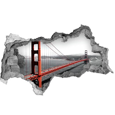 Lyuk 3d fali matrica Golden Gate híd San Franciscóban