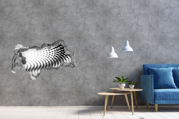 Lyuk 3d fali matrica Virtuális tér a lyukban