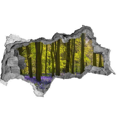 Lyuk 3d fali matrica Erdei tisztás tavasszal