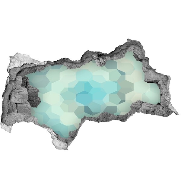 Lyuk 3d fali matrica Víztükröződések a betonban