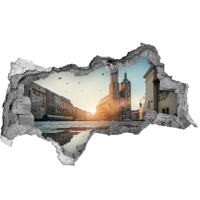 Lyuk 3d fali matrica Krakkói panoráma
