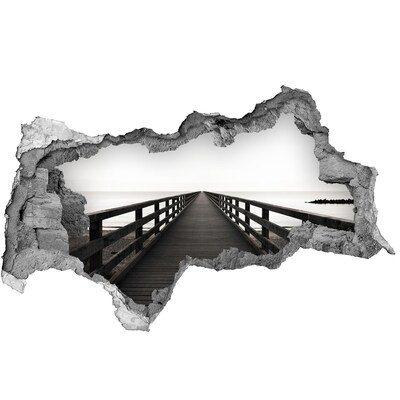 Lyuk 3d fali matrica Móló a tenger mellett