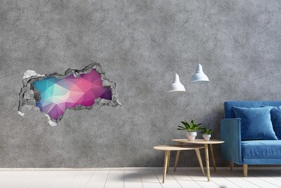 Lyuk 3d fali matrica Geometria a lyukban