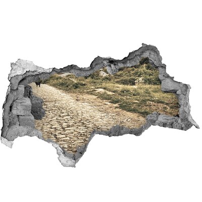 Lyuk 3d fali matrica Két kutya a hegyen