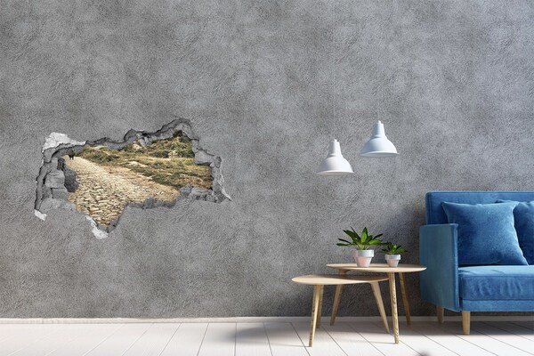 Lyuk 3d fali matrica Két kutya a hegyen