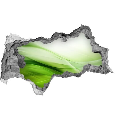 Lyuk 3d fali matrica Zöld terület a lyuk mögött