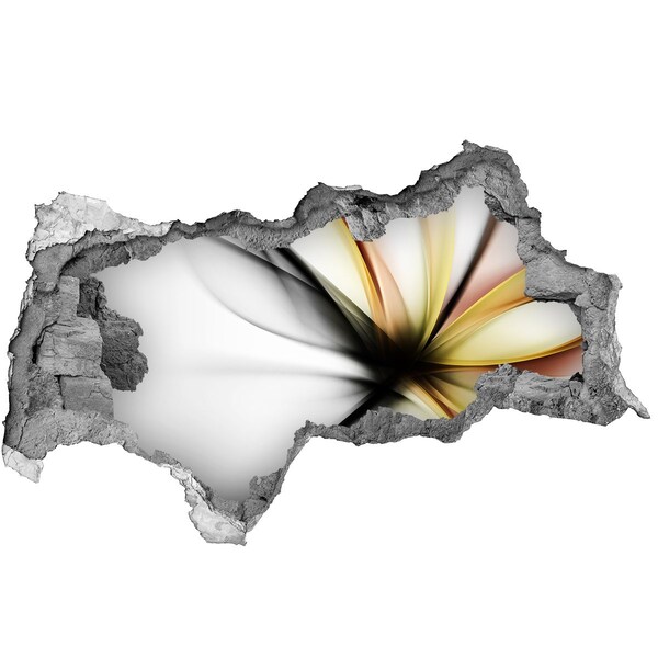 Lyuk 3d fali matrica Egy törött fal absztrakt mintával