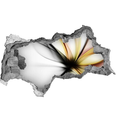 Lyuk 3d fali matrica Egy törött fal absztrakt mintával