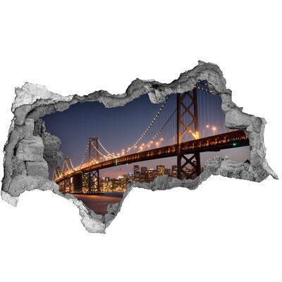 Lyuk 3d fali matrica Bridge san francisco