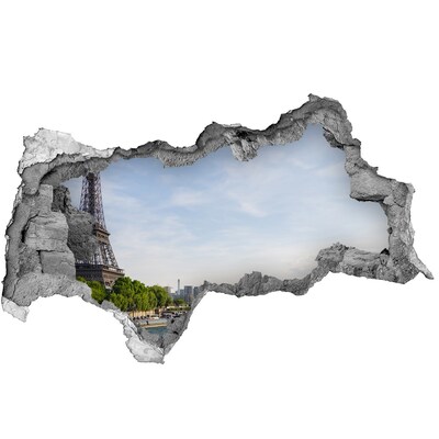 Lyuk 3d fali matrica Az Eiffel-torony Párizsban
