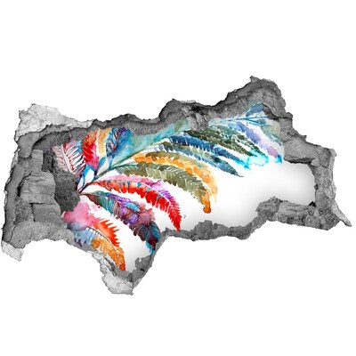 Lyuk 3d fali matrica Egy trópusi oázis betonban