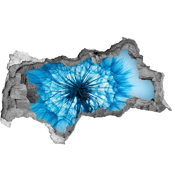 Lyuk 3d fali matrica A víz alatti világ kék árnyalatokban