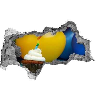 Lyuk 3d fali matrica Születésnapi meglepetés