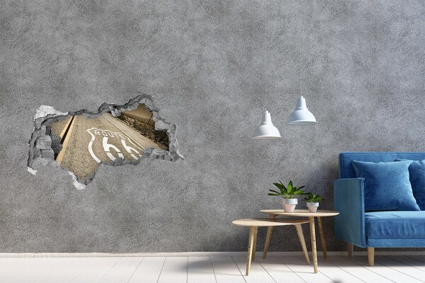 Lyuk 3d fali matrica 66-os út betonban