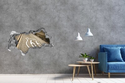 Lyuk 3d fali matrica 66-os út betonban