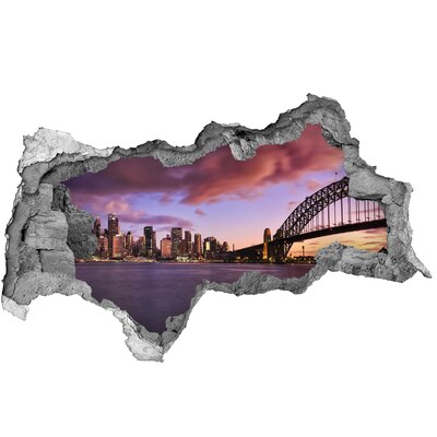 Lyuk 3d fali matrica Sydney látképe
