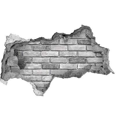 Lyuk 3d fali matrica Sérült téglafal