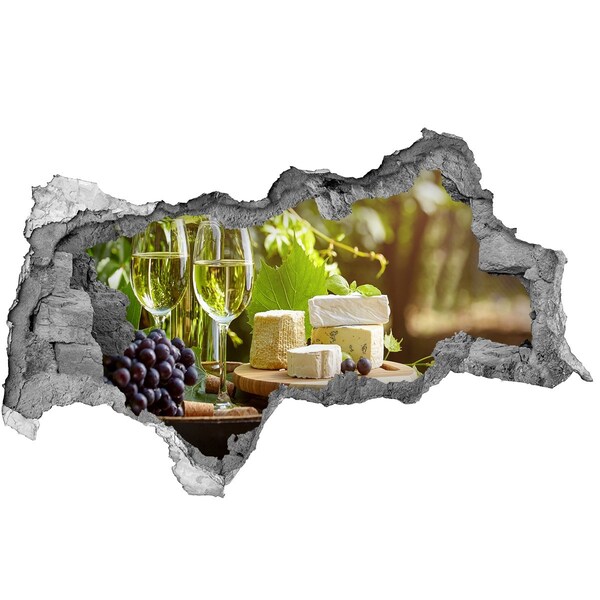 Lyuk 3d fali matrica Sajtos élvezetek a napon