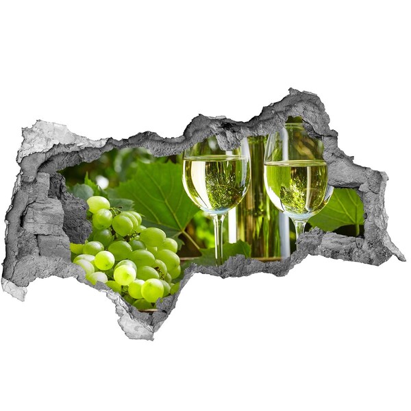 Lyuk 3d fali matrica Bor a szőlőskertben