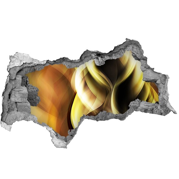 Lyuk 3d fali matrica Absztrakt lyuk a falban