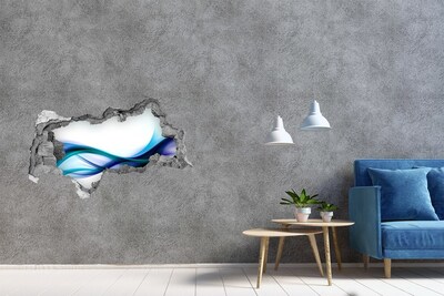 Lyuk 3d fali matrica Egy hullám egy betonlyukban