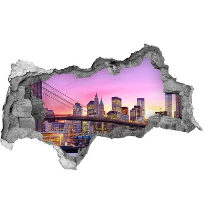 Lyuk 3d fali matrica Manhattan new york city