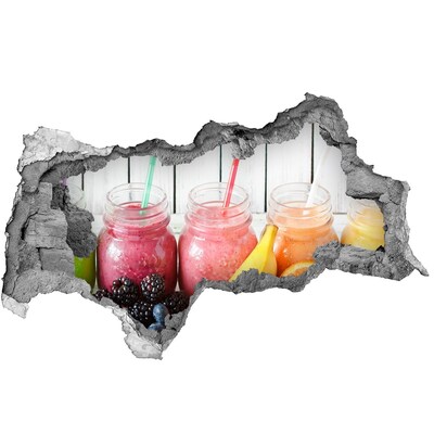 Lyuk 3d fali matrica Gyümölcs turmixokat