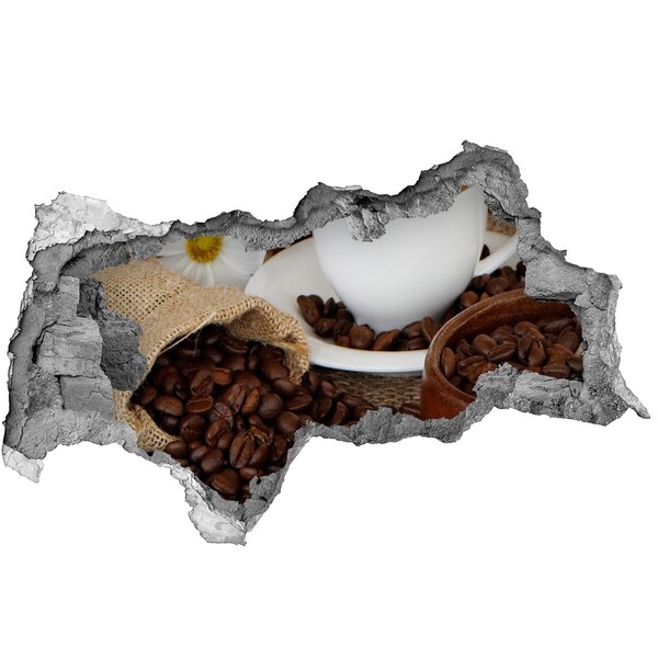 Lyuk 3d fali matrica Kávézás otthonod kényelmében