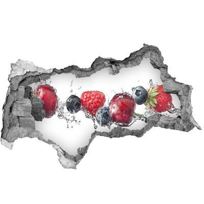 Lyuk 3d fali matrica Gyümölcs-vízesés