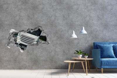 Lyuk 3d fali matrica Romos fal egy teherautóval