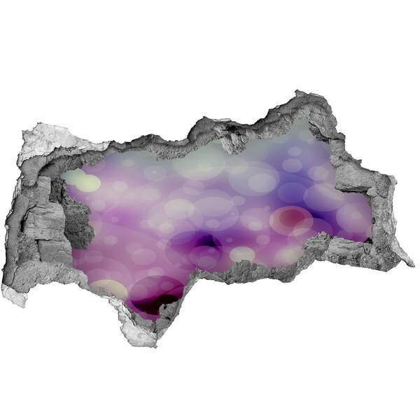 Lyuk 3d fali matrica Lila körök