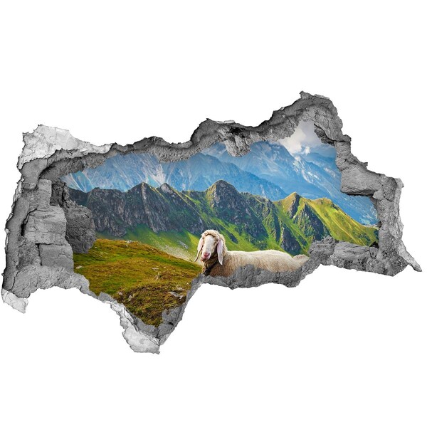 Lyuk 3d fali matrica Hegyi rét juhokkal