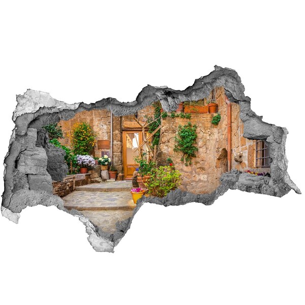 Lyuk 3d fali matrica Egy bájos város Olaszországban