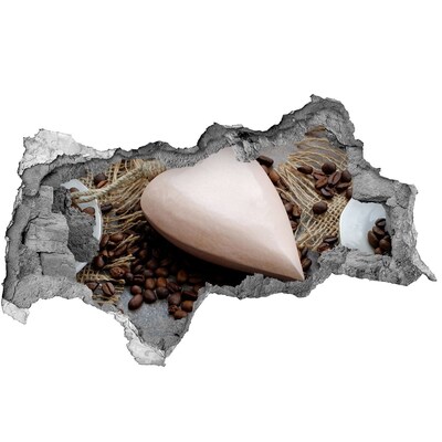 Lyuk 3d fali matrica Egy kávé oázis a romok között