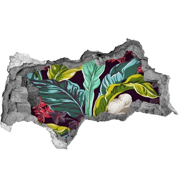 Lyuk 3d fali matrica Zseniális trópusi kert