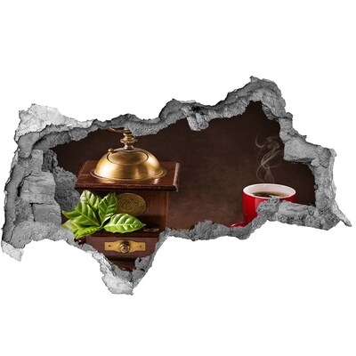 Lyuk 3d fali matrica Kávéoázis az otthon szívében