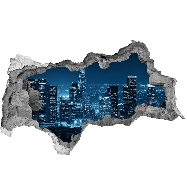 Lyuk 3d fali matrica Los Angeles éjszakai látképe