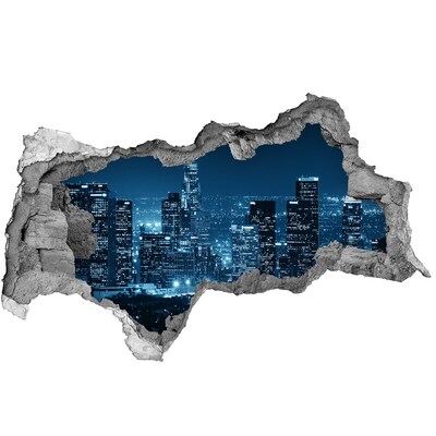 Lyuk 3d fali matrica Los Angeles éjszakai látképe
