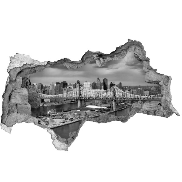 Lyuk 3d fali matrica New York-i híd